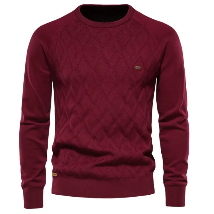 Solid Color Men's Sweater Pullover