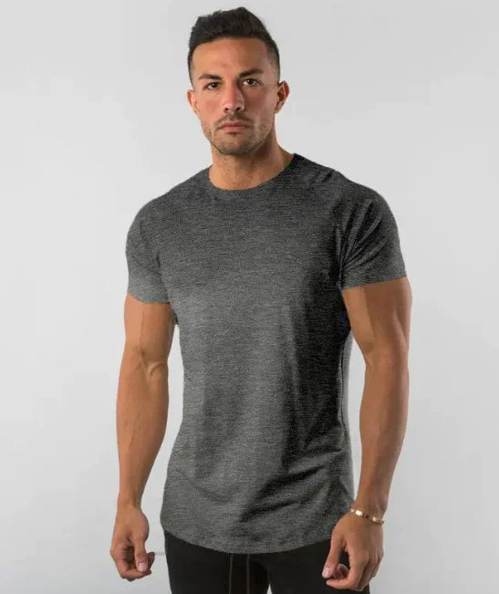 Summer Fitness Solid T-Shirt