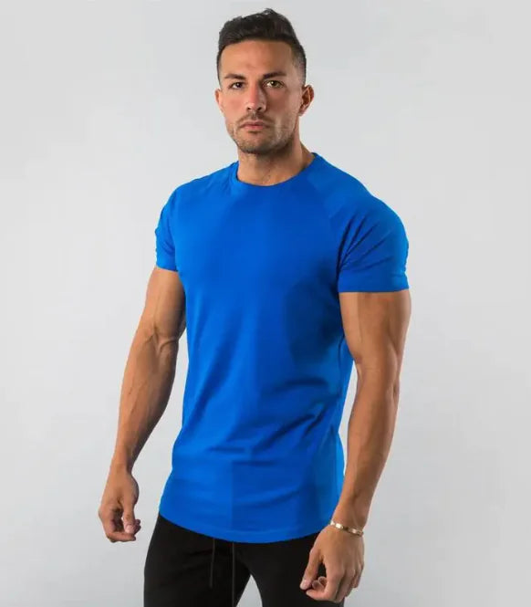 Summer Fitness Solid T-Shirt