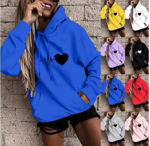 Women's Plus Velvet Hoodie