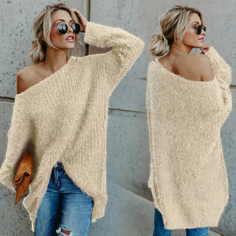 Autumn One Shoulder Sweater