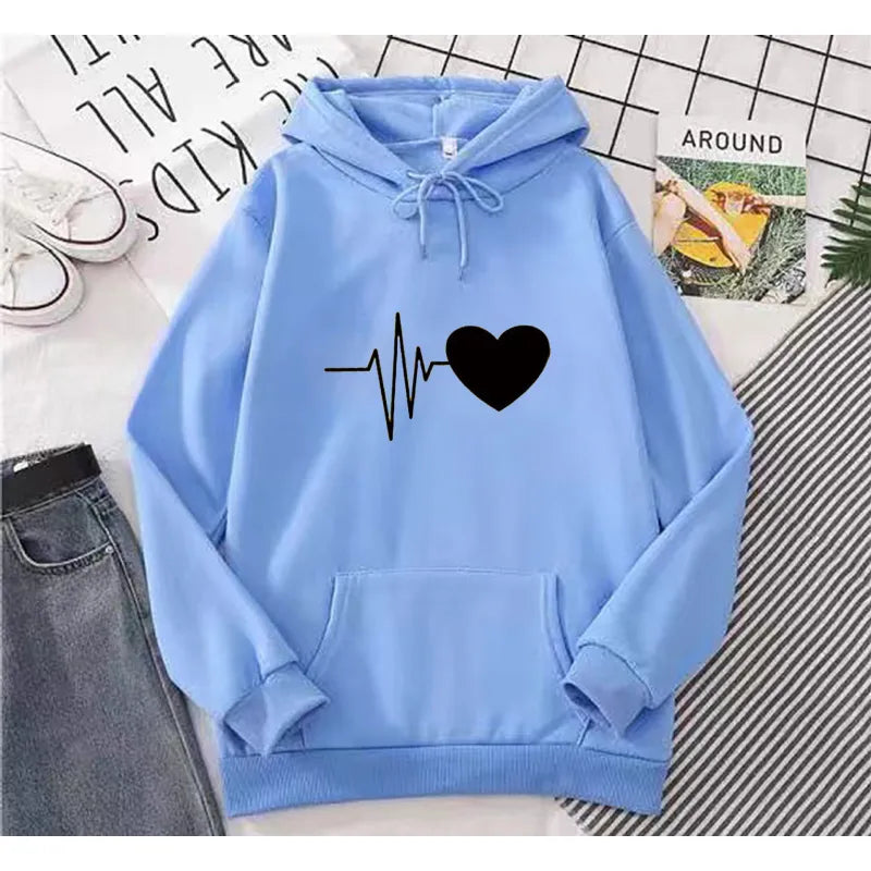 Women's Plus Velvet Hoodie