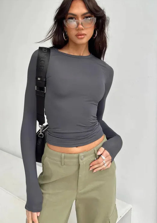 Timeless Solid Base Round Neck Top