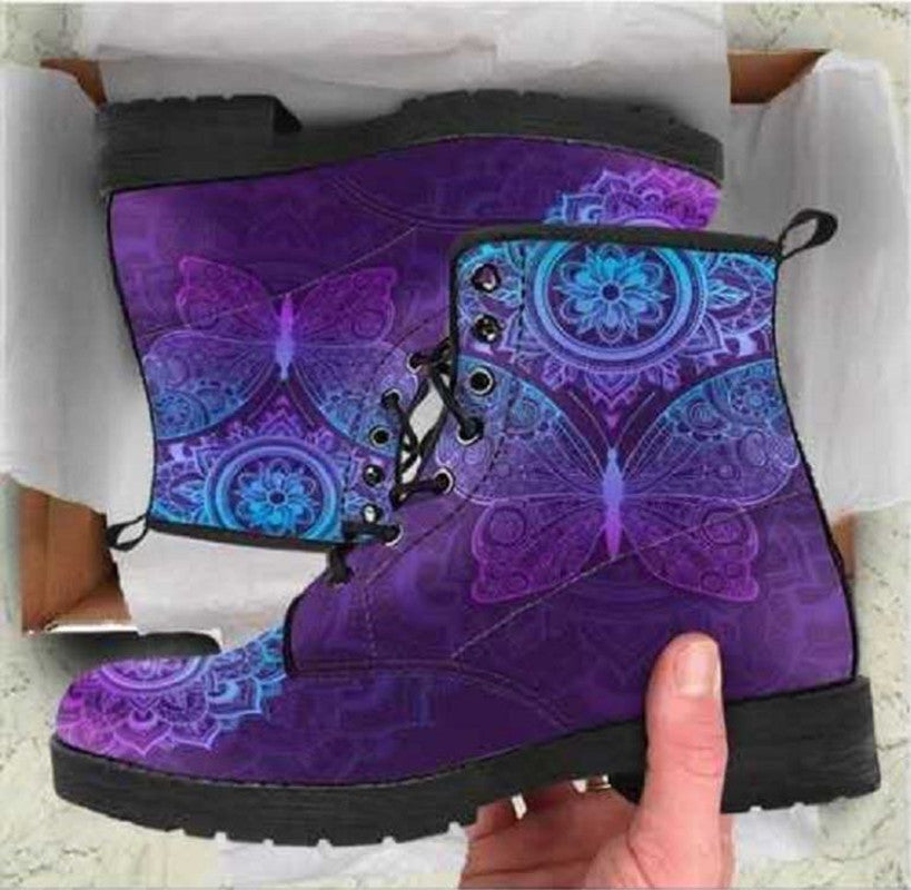 Women's Printed High-Top Boots