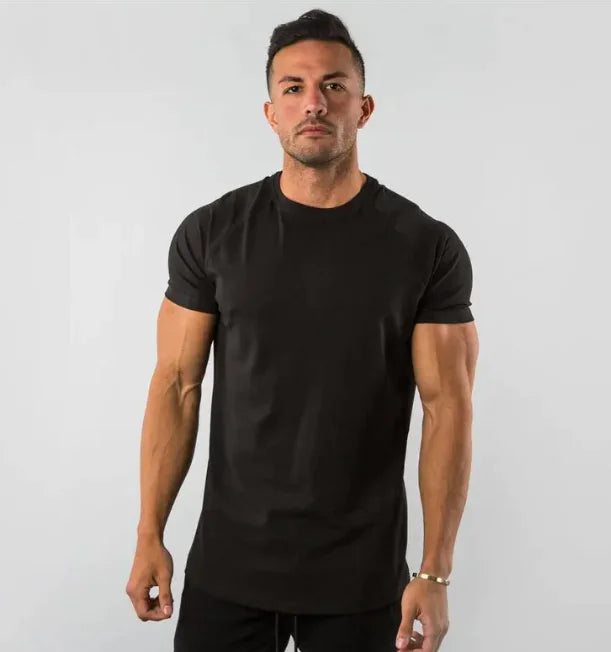 Summer Fitness Solid T-Shirt