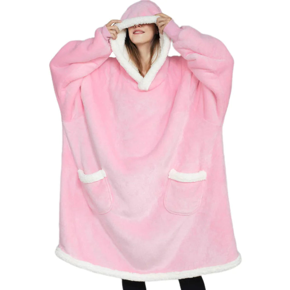 SOFT COTTEN BLEND Hoodie Blanket