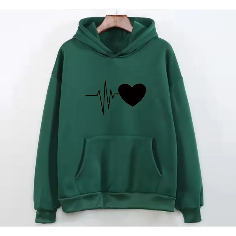 Women's Plus Velvet Hoodie