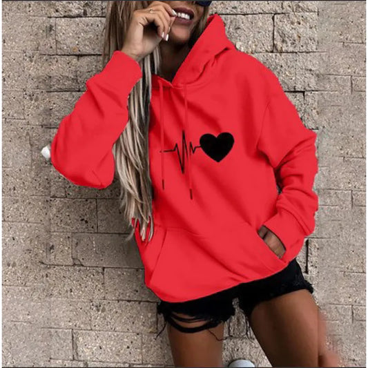 Women's Plus Velvet Hoodie